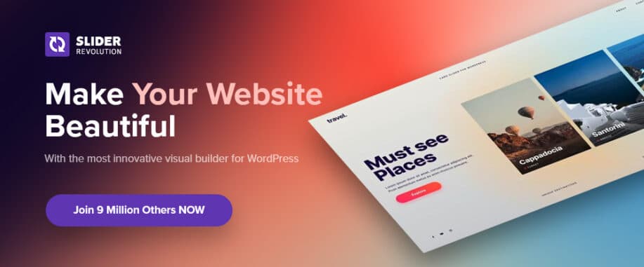 Slider Revolution — плагин слайдера WordPress